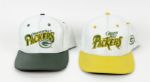 1980s-90s Green Bay Packers Game Worn Sideline Cap - Lot of 13 Incl. Coach Buddy Geiss Cap 