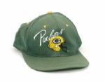 1980s-90s Green Bay Packers Game Worn Sideline Cap - Lot of 13 Incl. Coach Buddy Geiss Cap 