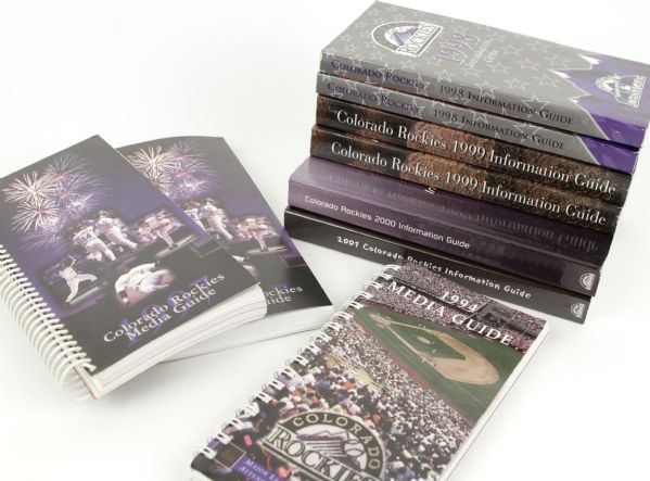 1972-2004 Massive Media Guide Lot of 431