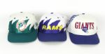 1980s-90s NFL Game Worn Sideline Cap Collection - Lot of 20 Incl. Jerry Rice Steve Tasker Scott Zolak  Randall Cunningham (Scott Waters/MEARS LOA) 