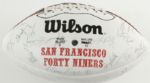1991 San Francisco 49ers Team-Signed Football w/50+ Sigs. Incl. Jerry Rice Steve Young - JSA 
