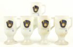 1980s Milwaukee Brewers 5 1/2" Glass - Lot of 5 