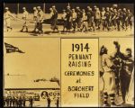 1914 Milwaukee Brewers Minor League 20" x 16" Pennant Raising Broadside 