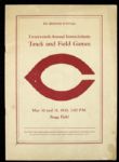 1930-31 Track & Field Program - Lot of 2 Incl. Big 10 Track & Field Meet 