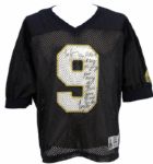 1994 Notre Dame Authentic  #9 Jersey Signed by Tony Rice (MEARS Auction LOA)