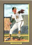 1990 Jim Catfish Hunter Oakland As Signed Perez Steele Great Moments 5 3/4" x 8" Postcard - JSA 