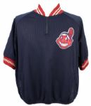1980s Cleveland Indians Batting Practice Jersey (MEARS Auction LOA) 