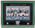 1997 Americas Pack Framed Print Display - 32 1/2" x 26 1/2" 