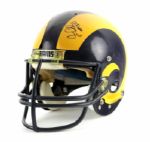 1985 Jim Collins Los Angeles Rams Game Worn Signed Helmet - MEARS LOA 