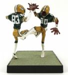 1981-84 John Jeffernson & James Lofton Green Bay Packers Original Artwork Statue 