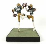 1981-84 John Jeffernson & James Lofton Green Bay Packers Original Artwork Statue 