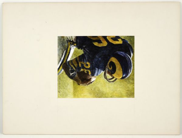 1970s - 1980s Lot of (3) NFL Commissioned Original Art