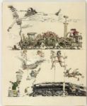 1970's - 1980's Lot of (3) NFL Commissioned Original Art