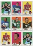 1969 Topps Football Card Collection - Lot of 161 