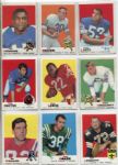 1969 Topps Football Card Collection - Lot of 161 