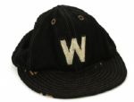 1942-45 Alex Carrasquel Washington Senators Game Worn Cap (MEARS LOA) “Possibly Worn by Walter Johnson as Coach”