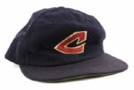 1984 Bob Feller Cleveland Indians Spring Training Game Worn Cap (Bob Feller/MEARS LOA)