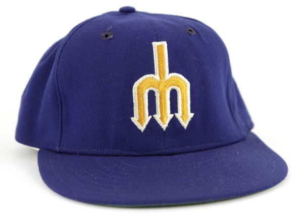 1977-80 Seattle Mariners Inaugural Style Unused Game Cap (MEARS LOA)