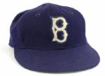 1950-56 Brooklyn Dodgers Game Worn Cap - Unidentified Player (MEARS LOA)