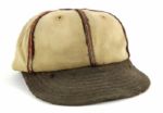 1940-45 St. Louis Browns #17 Game Worn Home Cap – Rare War Year Style (MEARS LOA)