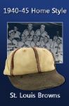 1940-45 St. Louis Browns #17 Game Worn Home Cap – Rare War Year Style (MEARS LOA)
