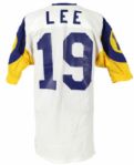 1979 Bob Lee #19 Los Angeles Rams Game Worn Road Jersey w/Handwarmer Pockets  - MEARS LOA