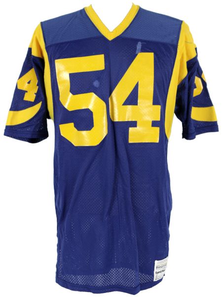 1984 Mike Wilcher #54 Los Angeles Rams Game Worn Home Jersey w/Repairs (MEARS LOA)