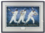 1993 George Brett Kansas City Royals A Royal Career Signed Andrew Goralski Artists Proof #36 Display - Photo From Signing