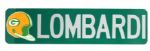 1990s Vince Lombardi Ave 48" x 12" Street Sign Made by Department of Transportation