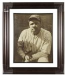 1923-28 circa Babe Ruth New York Yankees George Pietzcker Studios Oversized Photo - Largest Known Example (MEARS LOA) 