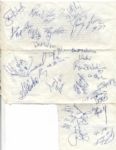 1950's-90's Green Bay Packers Autographs Hutson Thurston Adderley - Lot of 15 (JSA)