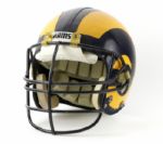 1984-86 Gary Jeter Los Angeles Rams Game Worn Helmet - MEARS LOA 