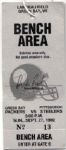1992 Green Bay Packers Pittsburgh Steelers Sideline Pass Brett Favre First Start (Beginning of Streak)