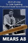 1914-20 circa Ty Cobb Spalding Professional Model Game Used Bat (MEARS A8)