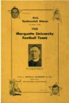 1932-35 Marquette University Basketball & Football Programs - Lot of 2
