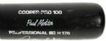 1990-1992 Paul Molitor Milwaukee Brewers Cooper Professional Model Game Used Bat (MEARS A10)
