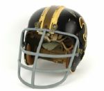 1969 John Shinners New Orleans Saints Game Worn Helmet (Scott Water/MEARS LOA) Only Surviving Example!