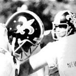 1969 John Shinners New Orleans Saints Game Worn Helmet (Scott Water/MEARS LOA) Only Surviving Example!