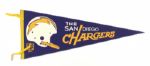 1960s-80s NFL MLB Collegiate Full Size Pennants - Lot of 5
