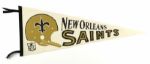 1960's-80's NFL MLB Collegiate Full Size Pennants - Lot of 5