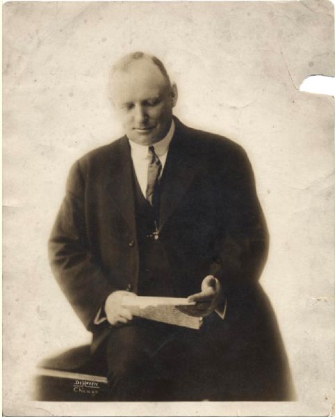 1900s-10s Cap Anson Original 8" x 10" Photo