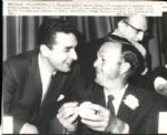 1961 Arnold Palmer Johnny Antonelli Cleveland Indians "TSN Collection Archives" Original 7" x 8.5" Photo (Sporting News Collection Hologram/MEARS LOA)