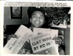 1964-74 Cassius Clay Muhammad Ali Boston Herald Archives Original Photos (BH Archives Hologram/MEARS LOA) - Lot of 7