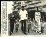 1963-74 Muhammad Ali & Family Boston Herald Archives Original Photos (BH Archives Hologram/MEARS LOA) - Lot of 8