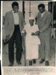 1963-74 Muhammad Ali & Family Boston Herald Archives Original Photos (BH Archives Hologram/MEARS LOA) - Lot of 8
