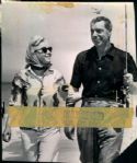 1954-61 Joe DiMaggio Marilyn Monroe "Boston Herald Archives" Original 6"x 8" Photos (BH Archives Hologram/MEARS LOA) - Lot of 3