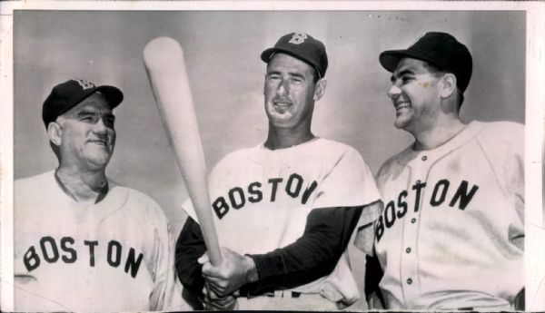 1948-69 Ted Williams Boston Red Sox Washington Senators "Seattle Times Archives" Original Photos (ST Archives Hologram/MEARS LOA) - Lot of 19