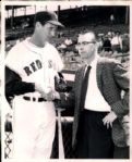1948-69 Ted Williams Boston Red Sox Washington Senators Seattle Times Archives Original Photos (ST Archives Hologram/MEARS LOA) - Lot of 19