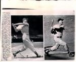 1948-69 Ted Williams Boston Red Sox Washington Senators Seattle Times Archives Original Photos (ST Archives Hologram/MEARS LOA) - Lot of 19