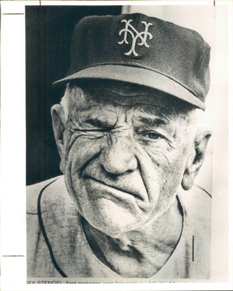 1960-74 Casey Stengel New York Yankees New York Mets "John Rogers Photo Archives" Original Photos - Lot of 18
